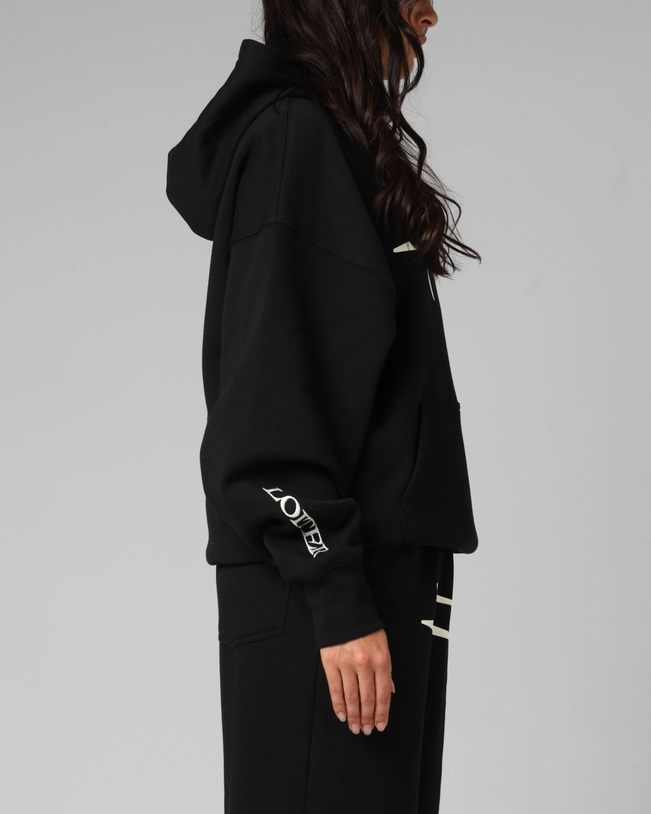 Fashion Week Makeup Loiter Hybrid Premium Hoodie Black