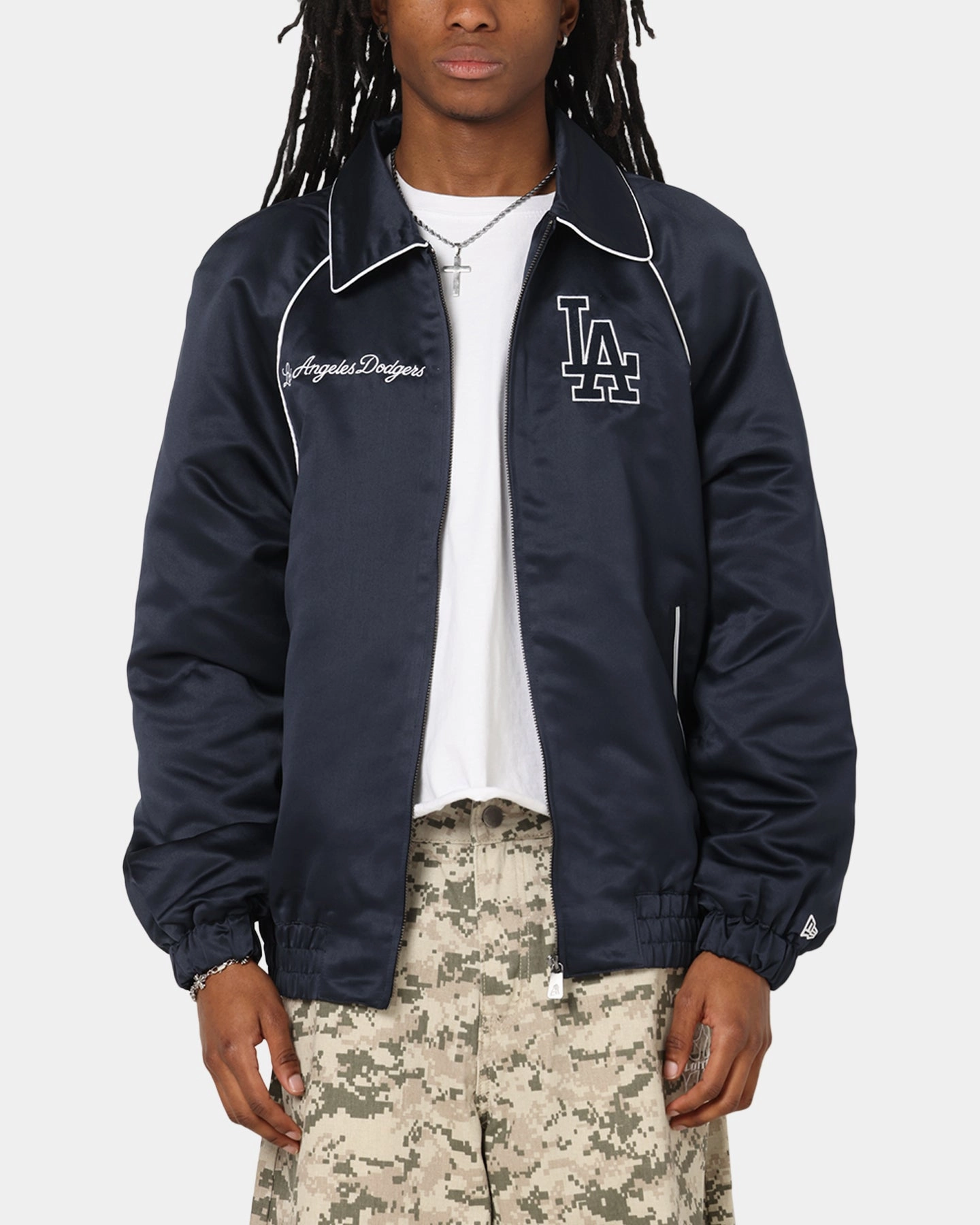 Oil New Era Los Angeles Dodgers MLB Club Jacket Navy