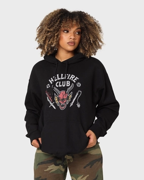 Goat Crew Goat Crew X Stranger Things Hellfire Hoodie Black beach bonfire