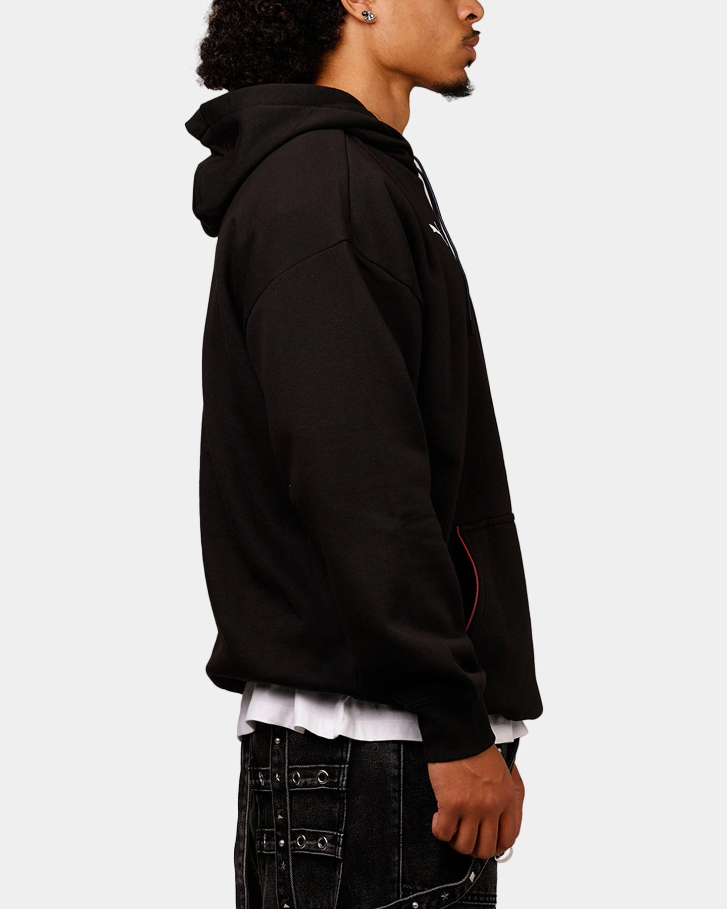 discounted Anti Static Material Puma X BMW MMS Motorsport Essential Fleece Hoodie Black