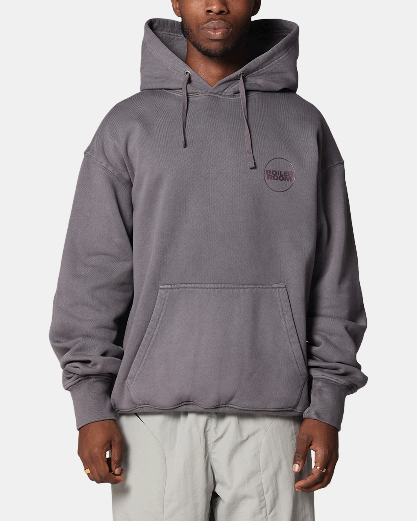Boiler Room Core Boiler Room Hoodie Slate Stain Resistant Ergonomic Seams