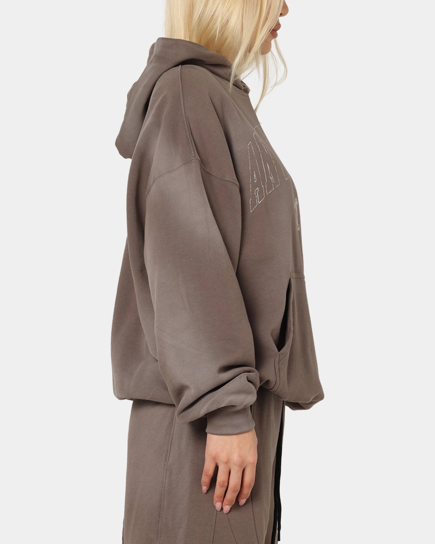 High Density Weave The Anti Order Post Season Boxy Hoodie Sunfade Brown
