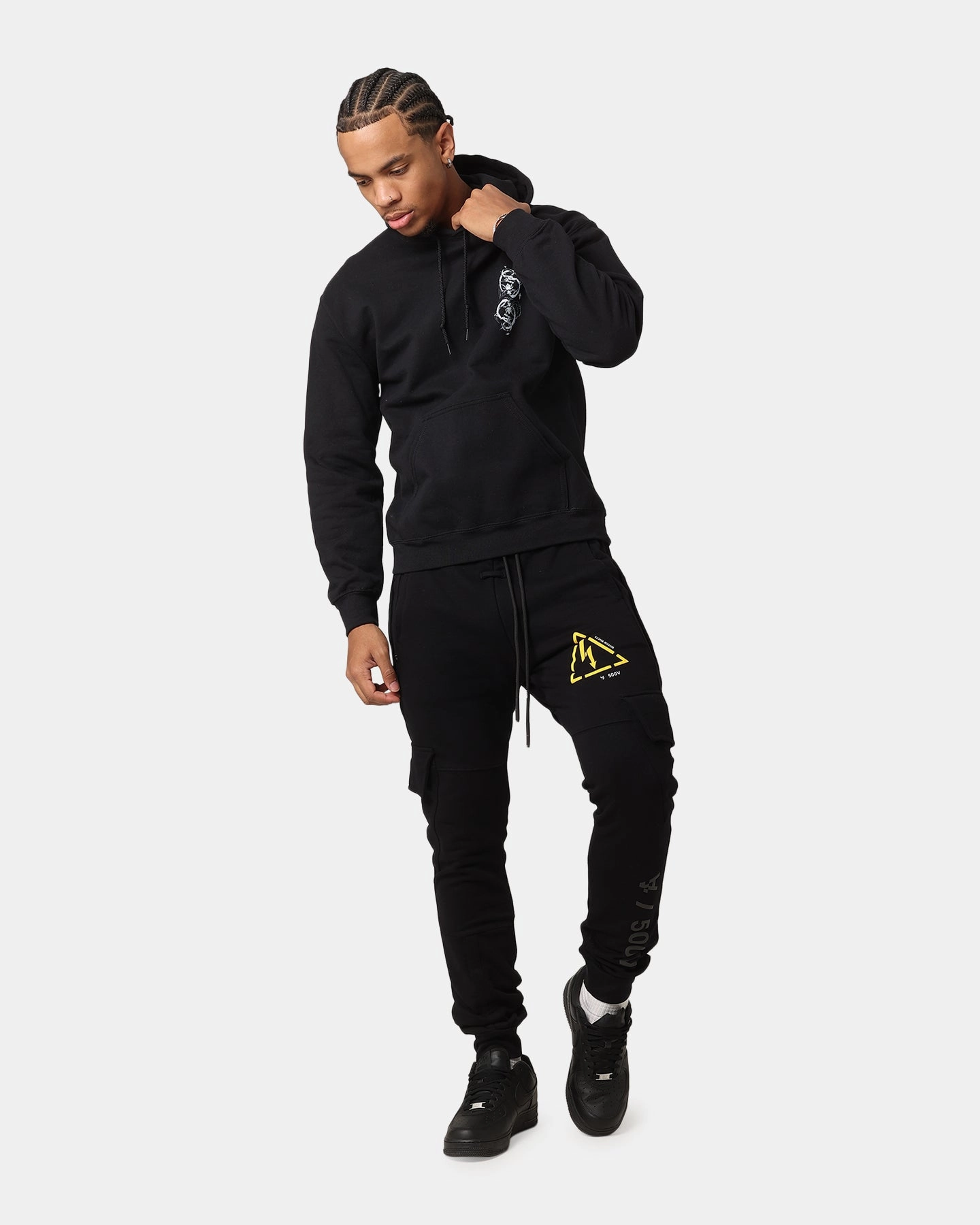 The Anti Order Double Dragon Hoodie Black/White Infrastructure Sports use