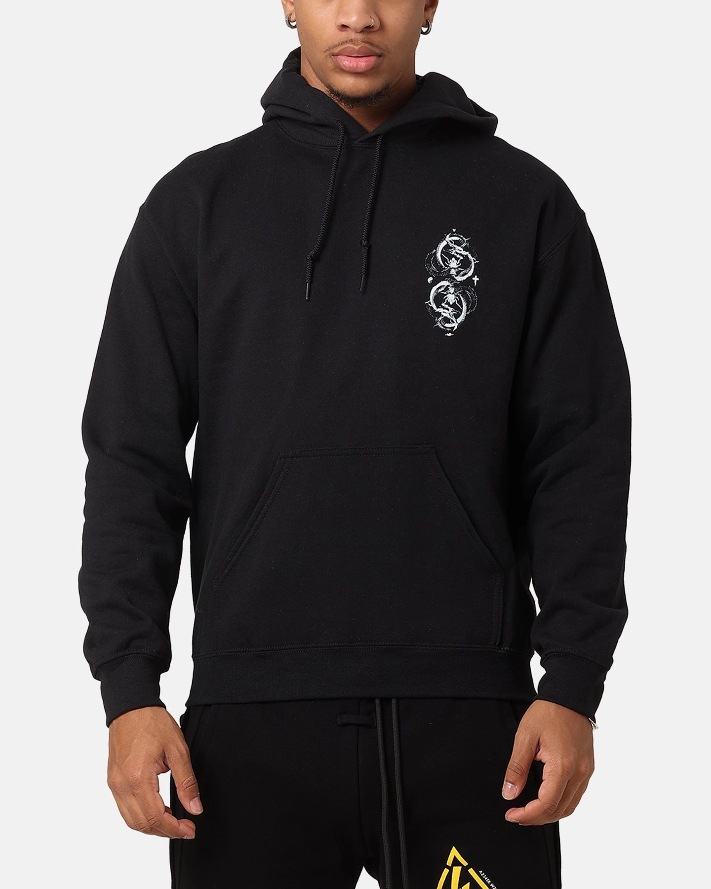 home - party All Day Use The Anti Order Double Dragon Hoodie Black/White