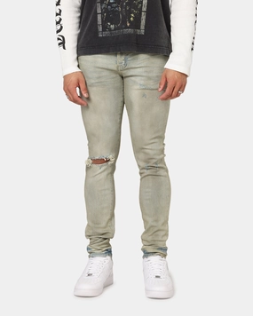 Stylish Daily Wear Parent Style Smart Casual Modern Rainy Day Saint Morta Dynasty Dirty Distressed Jeans Dirty Denim