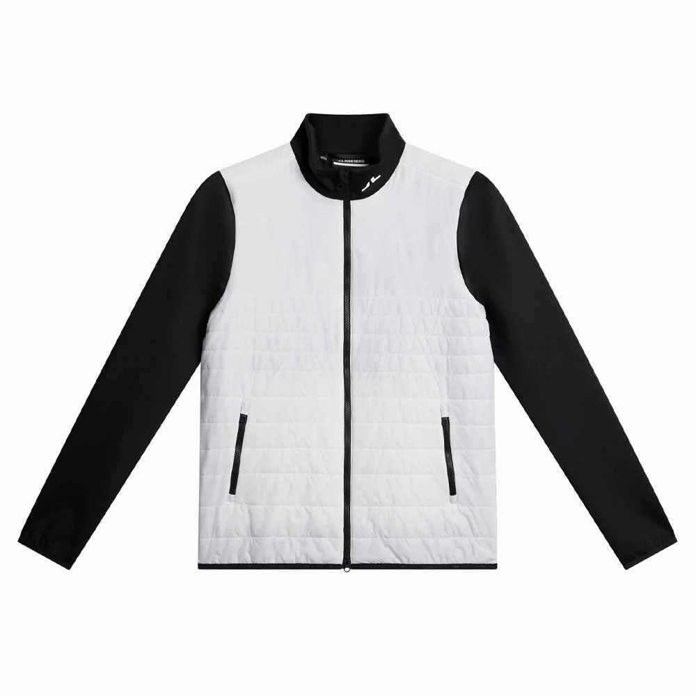 Snap Closures Compact packaging J.Lindeberg Martina Quilt Hybrid Golf Jacket White - 24 Women