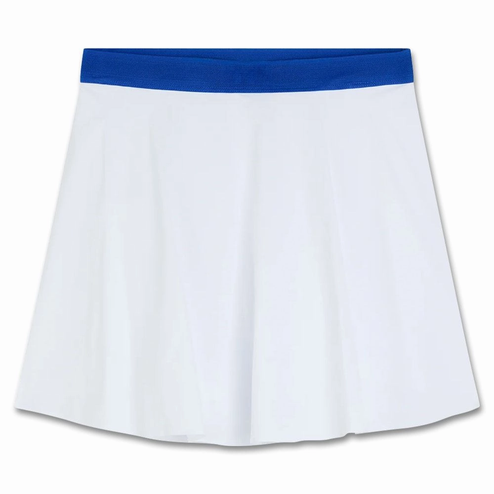 J.Lindeberg Mimi Golf Skirt White - SS23 Women Biodegradable Fabric