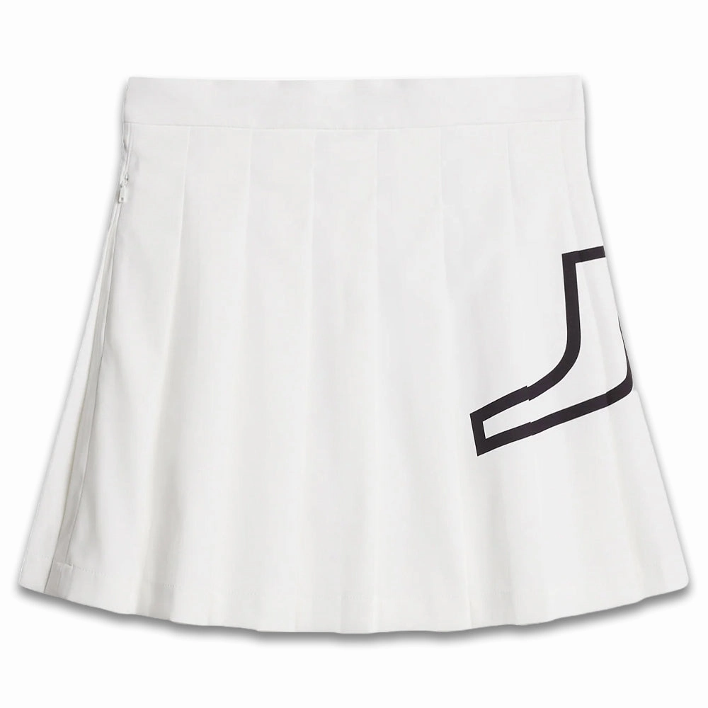 Foldable Design Gentle Flow J.Lindeberg Naomi Golf Skirt White - SS24 Women