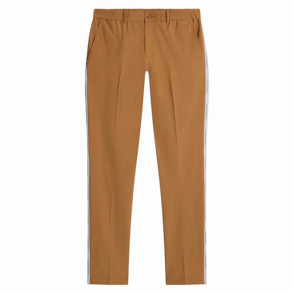 Smooth Finish J.Lindeberg Stuart Stripe Golf Pants Chipmunk - SS23 Men