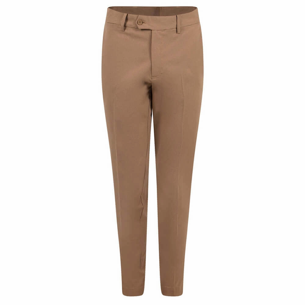 J.Lindeberg Vent Golf Pants Tiger Brown - SS24 Men Abrasion Resistant Material Durable Hem