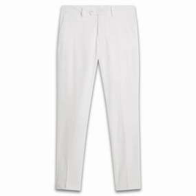 J.Lindeberg Vent Golf Pants White - SS24 Men Street Comfort Active Performance