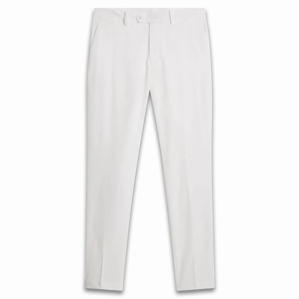 Compression Fit J.Lindeberg Vent Golf Pants White - SS24 Men
