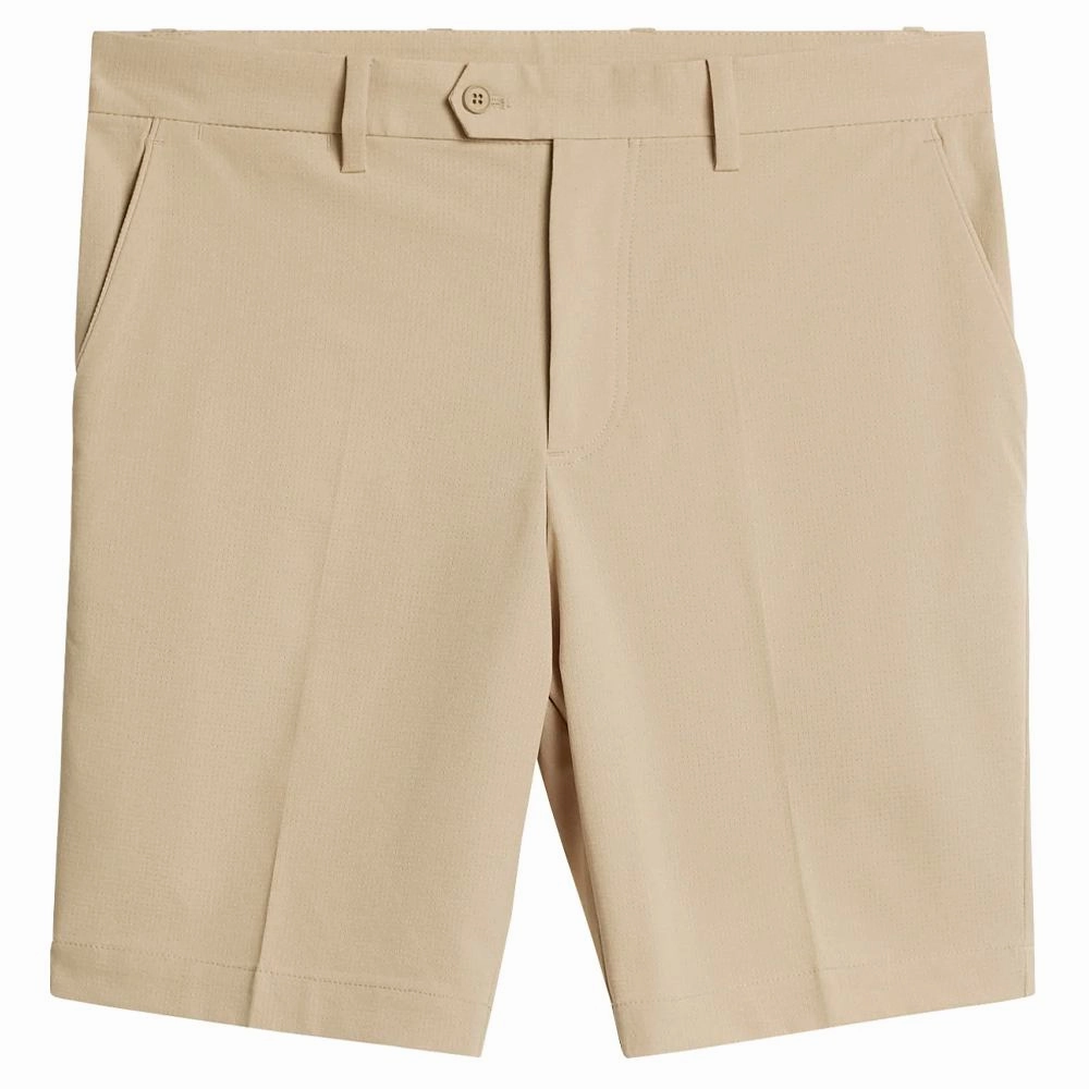 J.Lindeberg Vent Tight Golf Shorts Safari Beige - SS24 Men Tagless Design Festival Outfit