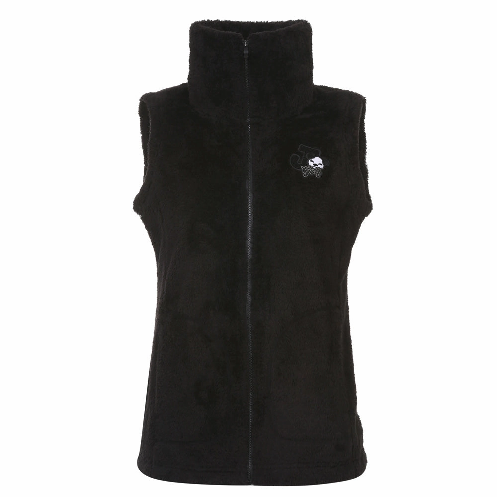 Velcro Fasten MultiLayerSystem JDX America Fleece Golf Vest Black - FW21 Women