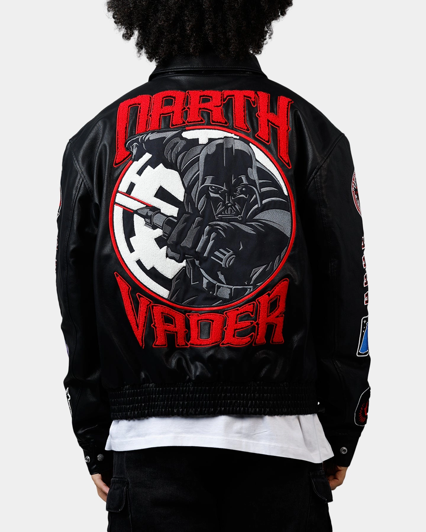 Jeff Hamilton X Star Wars Darth Vader Jacket Black Reflective Piping