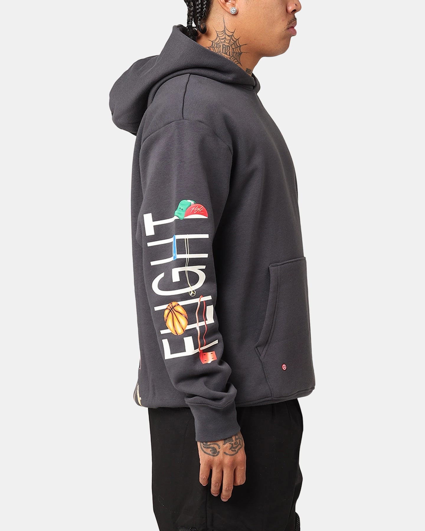 Thank Jordan Artist Series By Darien Birks Fleece Hoodie Black/Dark Smoke Grey