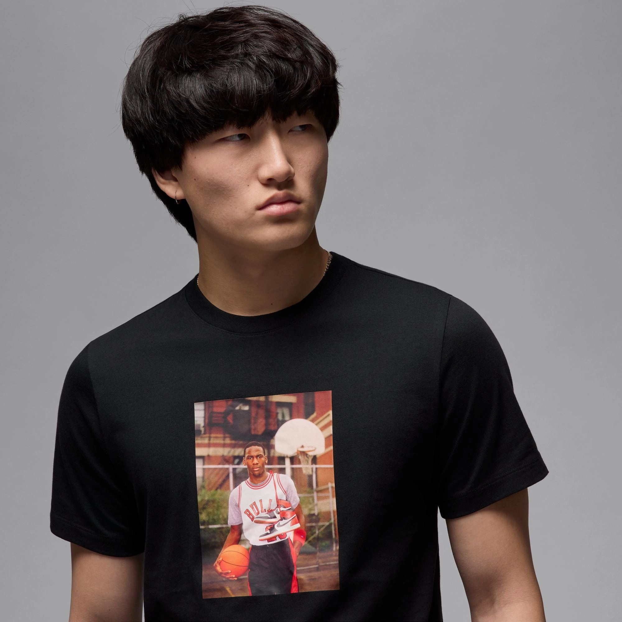 Relaxed Comfort Wear Jordan Brand Photo T-Shirt 'Black'