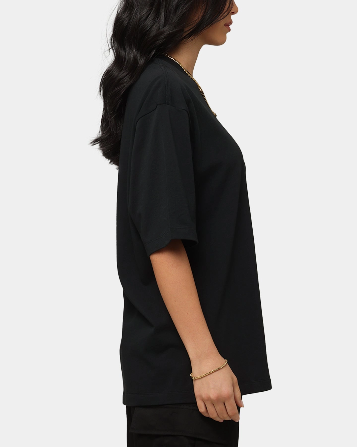 Jordan Brand Sneaker Patch Crewneck T-Shirt Black/Varsity Red Recycled Polyester Thread