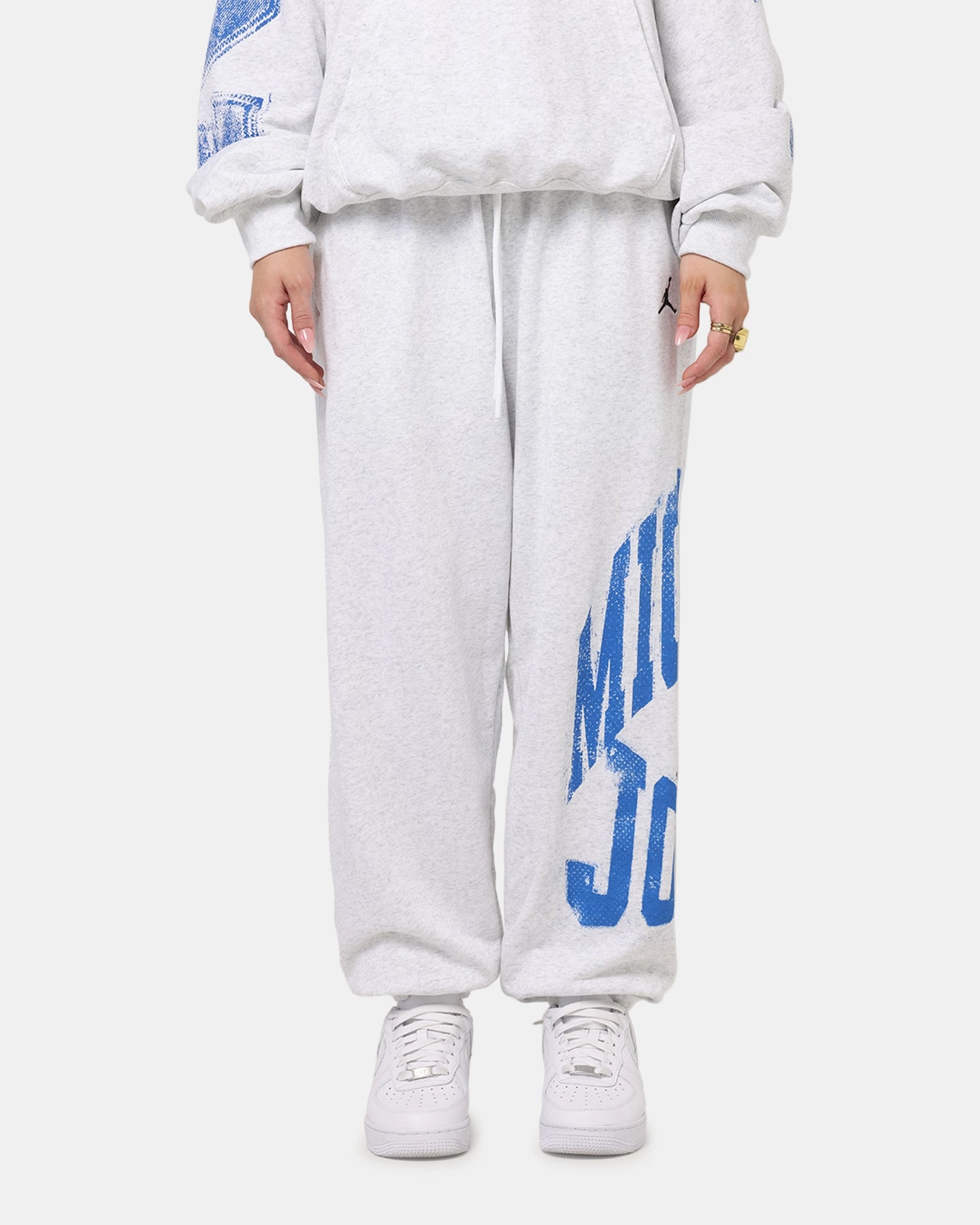 Anti Static Lining Softened Hem Jordan Brooklyn Collegiate Pants Birch Heather/Black