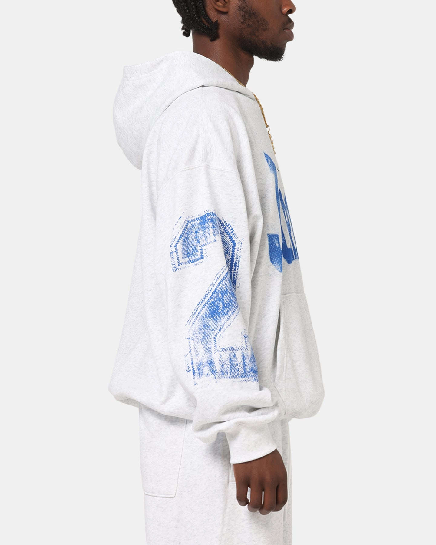 Jordan Brooklyn Collegiate Pullover Hoodie Birch Heather Grey unmanned snowfield