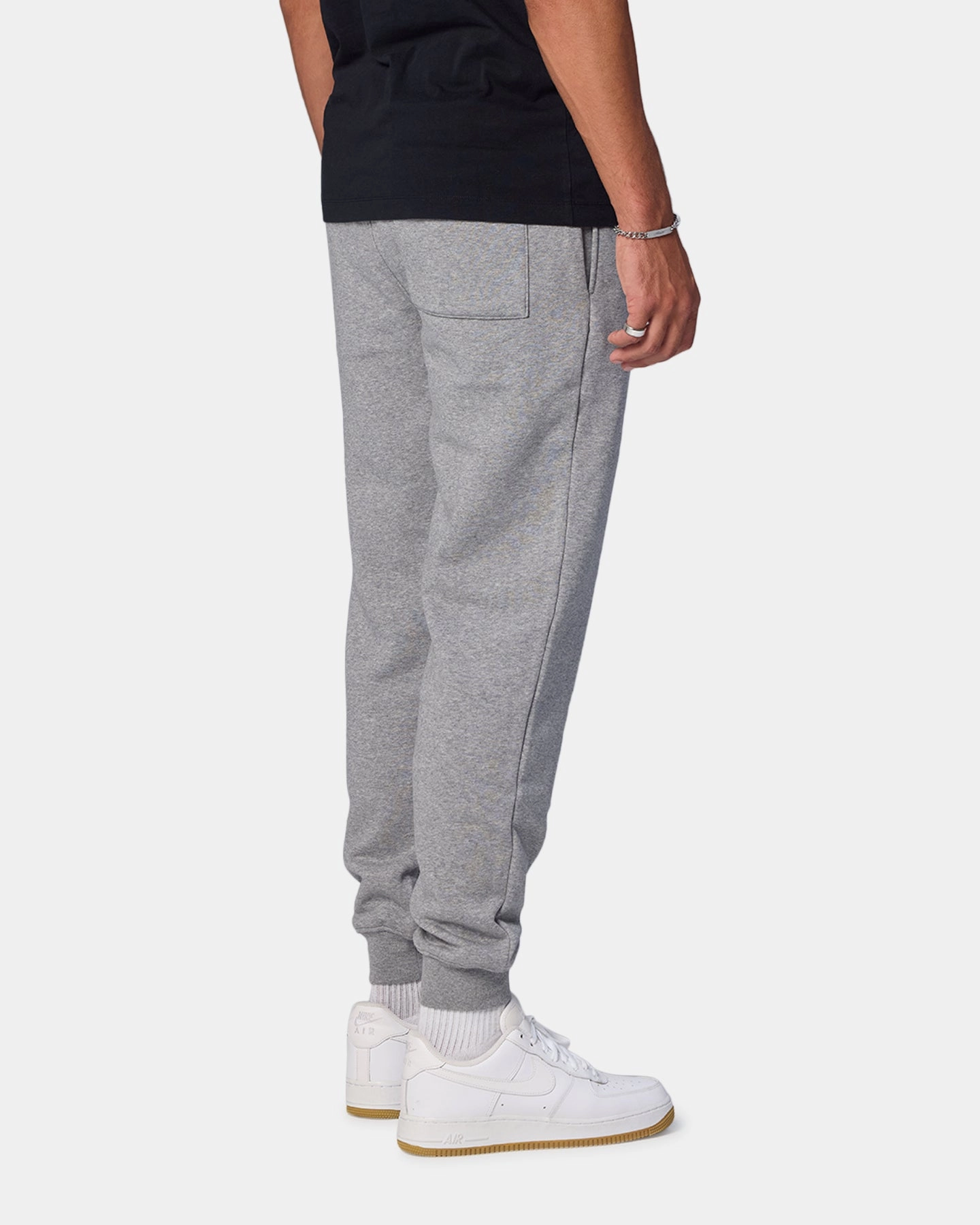 Timeless Fit Jordan Brooklyn Fleece Pants Carbon Heather/White