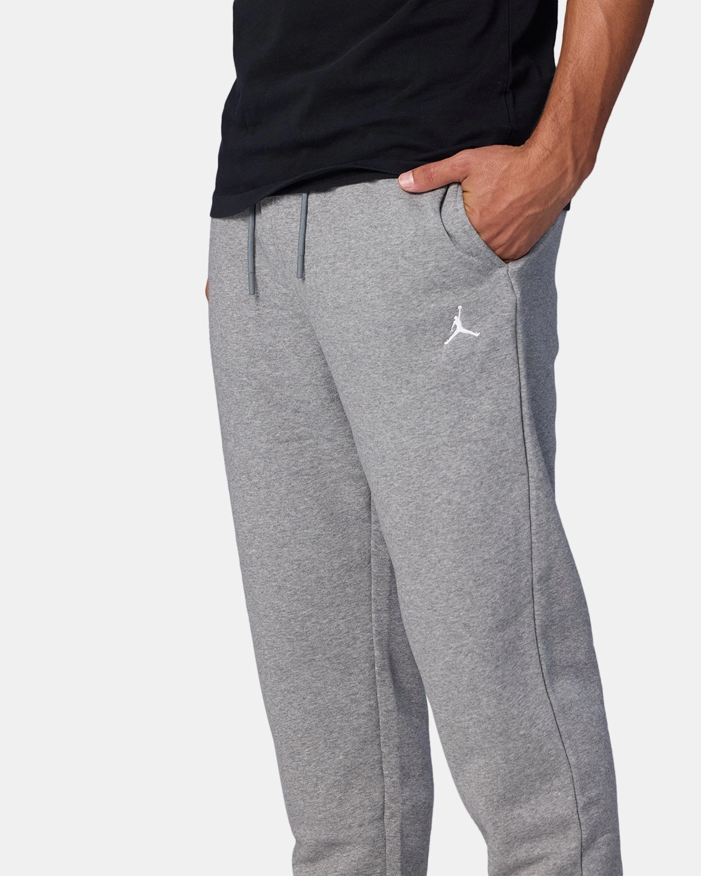 MultiPocketDesign Comfortable Fit Wear Jordan Brooklyn Fleece Pants Carbon Heather/White