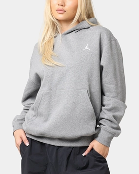 Fast Dry Confidence booster Jordan Brooklyn Fleece Pullover Hoodie Carbon Heather/White