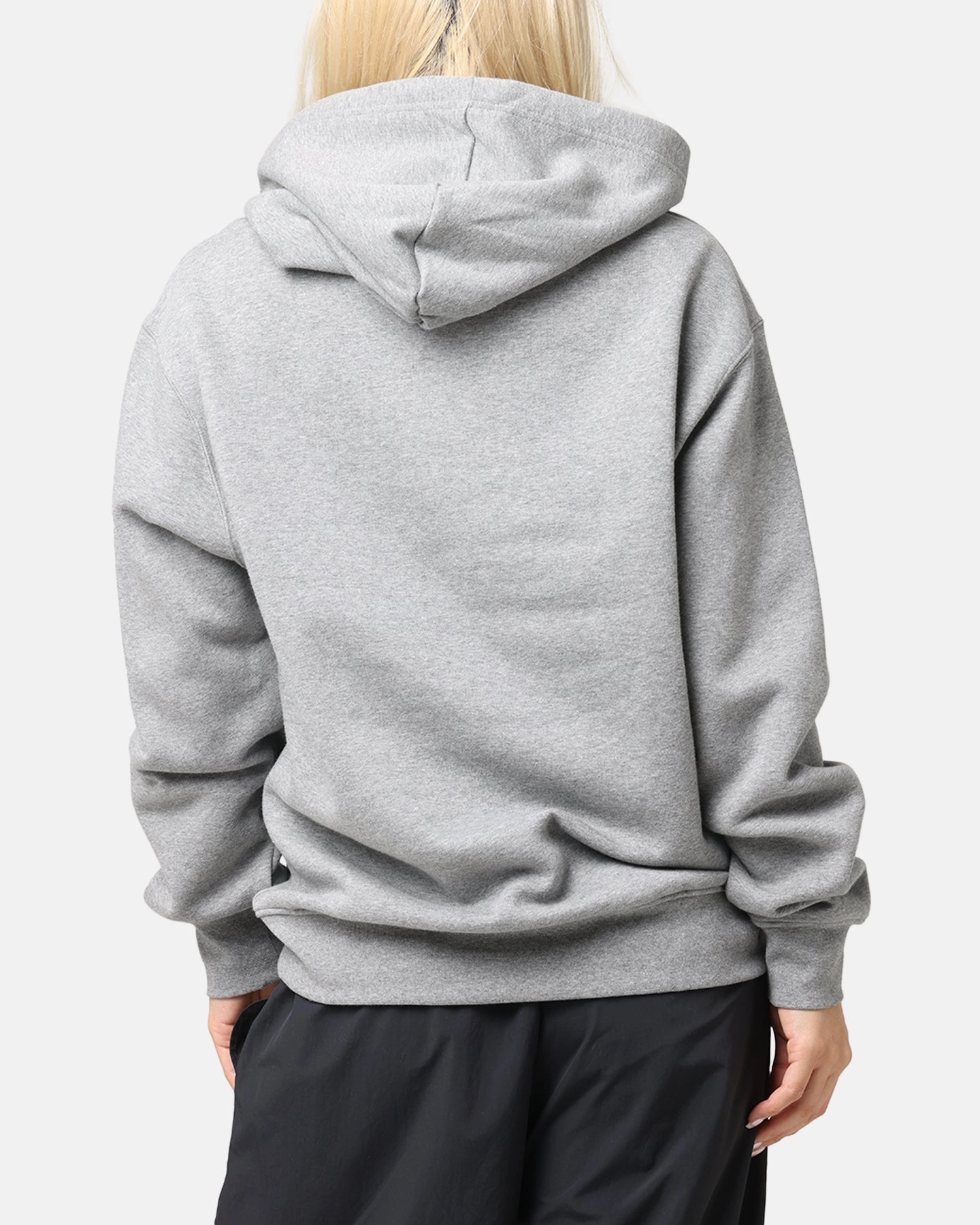 Jordan Brooklyn Fleece Pullover Hoodie Carbon Heather/White Picture teachers