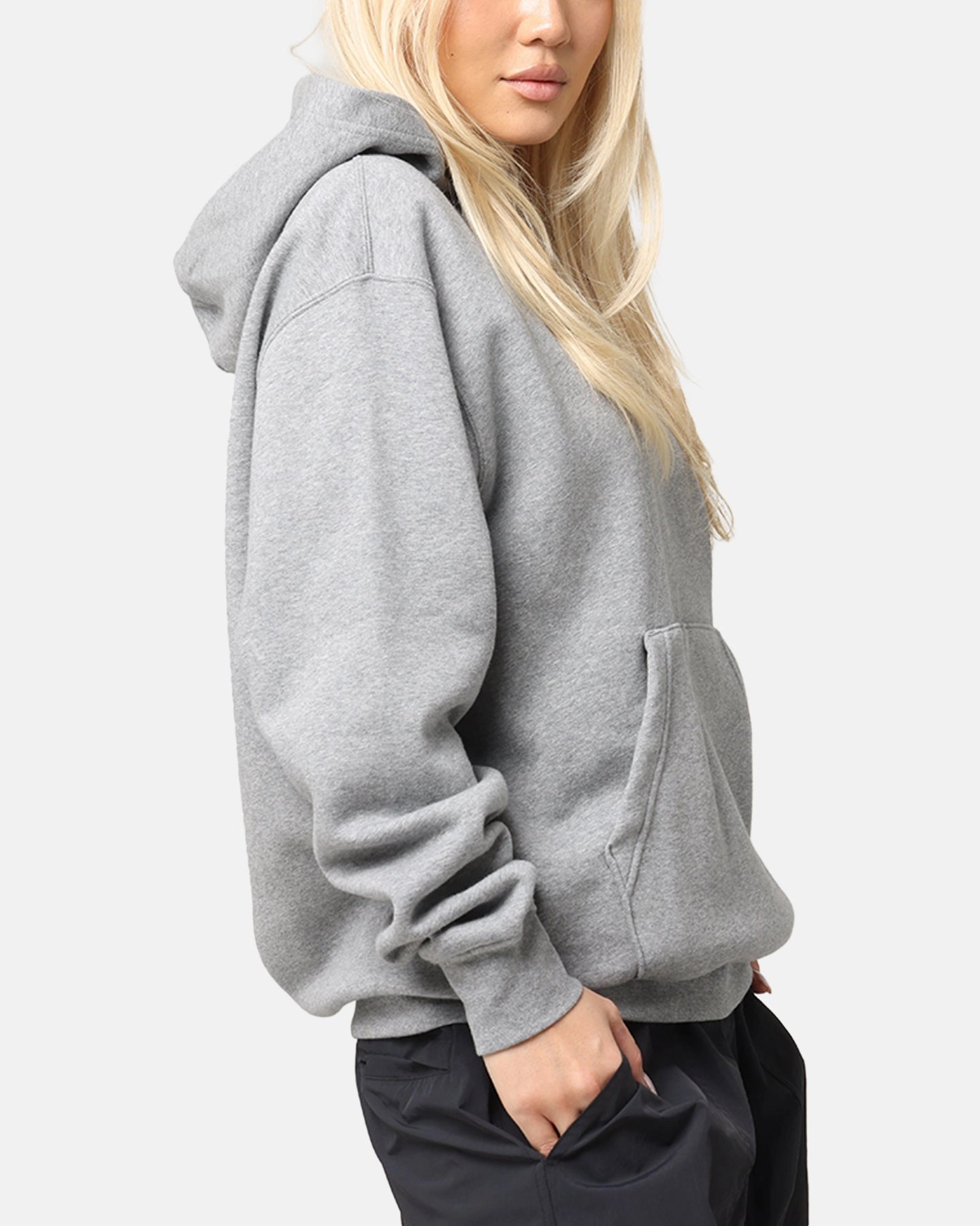 Jordan Brooklyn Fleece Pullover Hoodie Carbon Heather/White beach bonfire Child