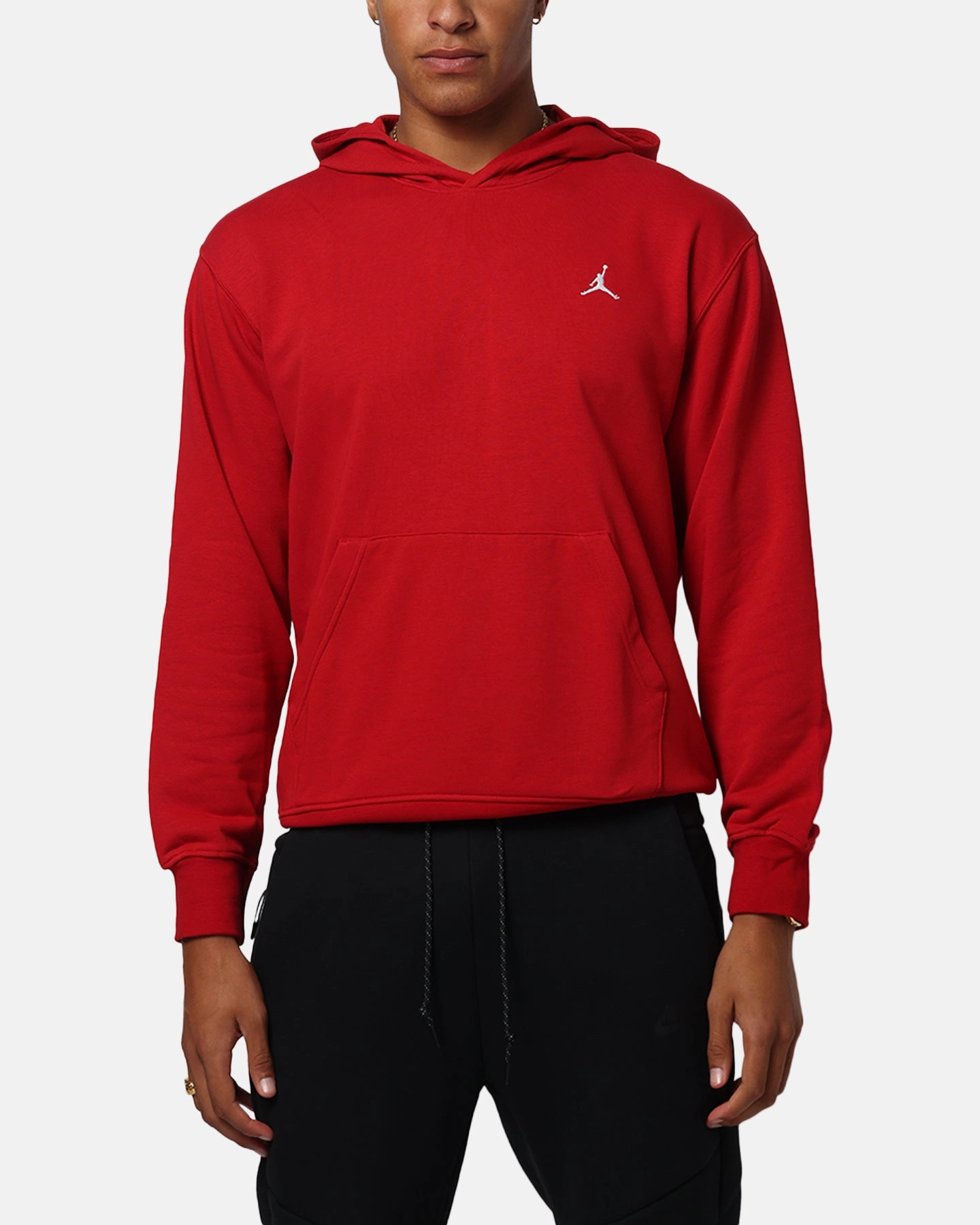 Jordan Brooklyn Fleece Pullover Hoodie Gym Red/White Compassion