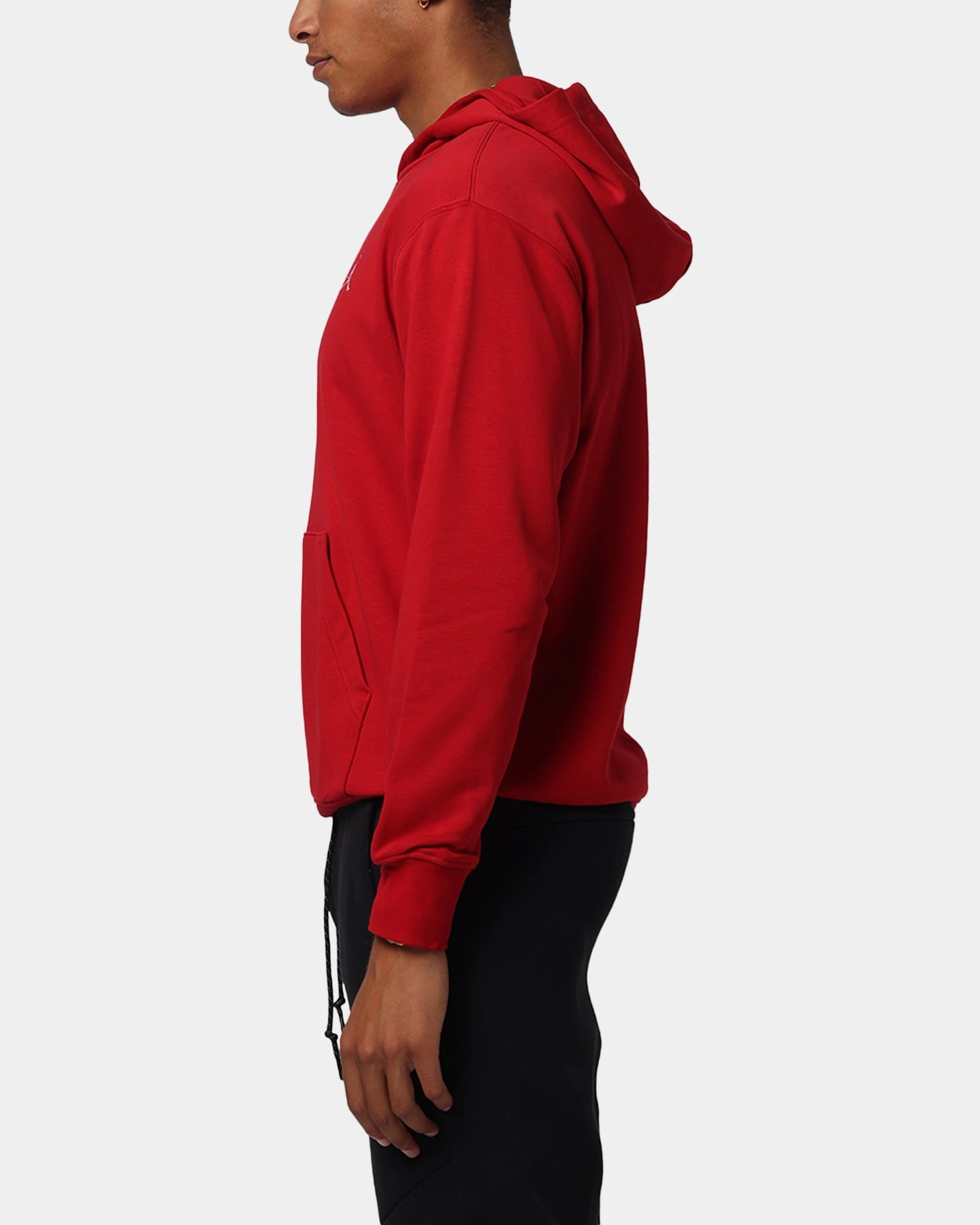Modern Reunion Jordan Brooklyn Fleece Pullover Hoodie Gym Red/White