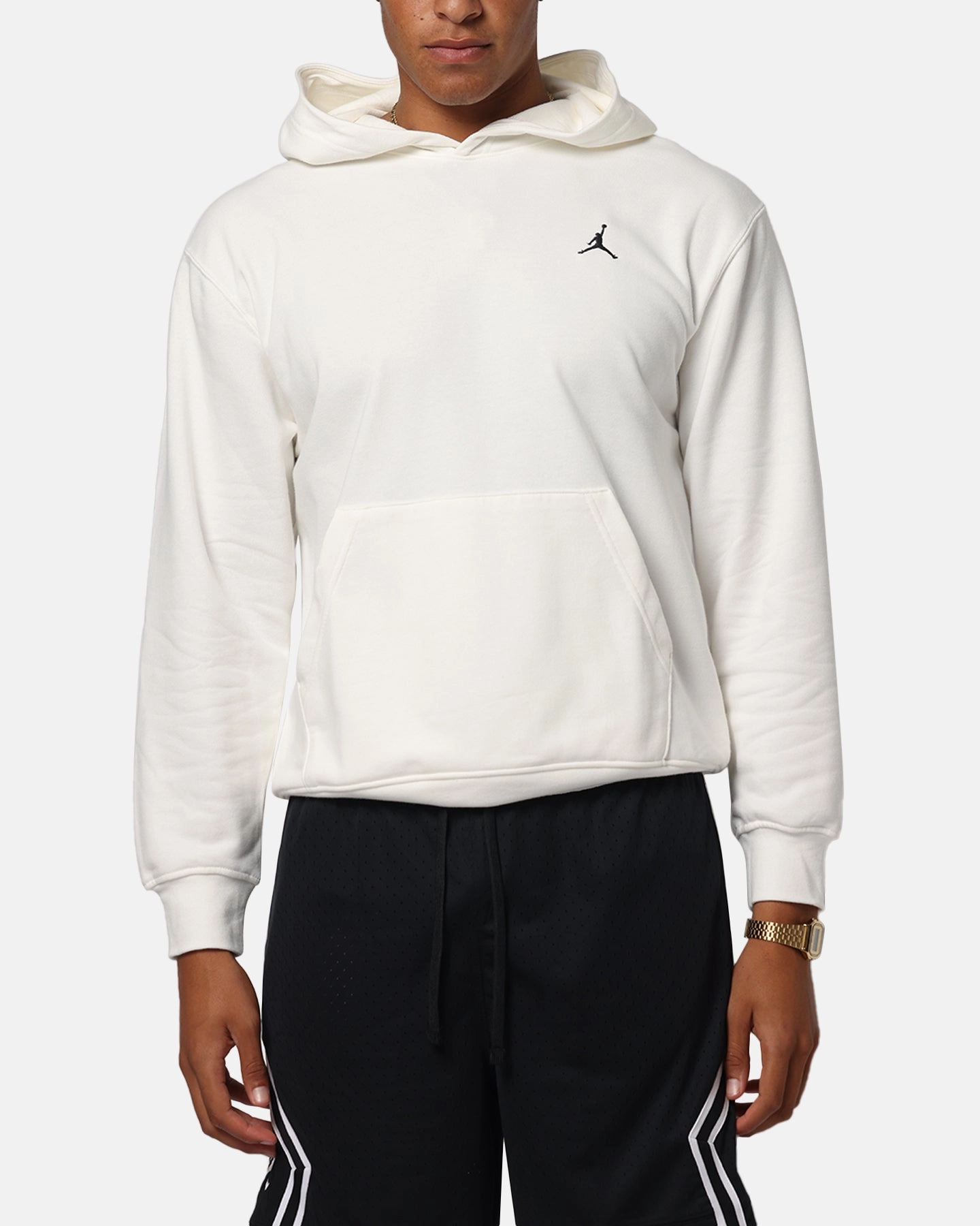 anti missile Multi Purpose Jordan Brooklyn Fleece Pullover Hoodie Sail/Black