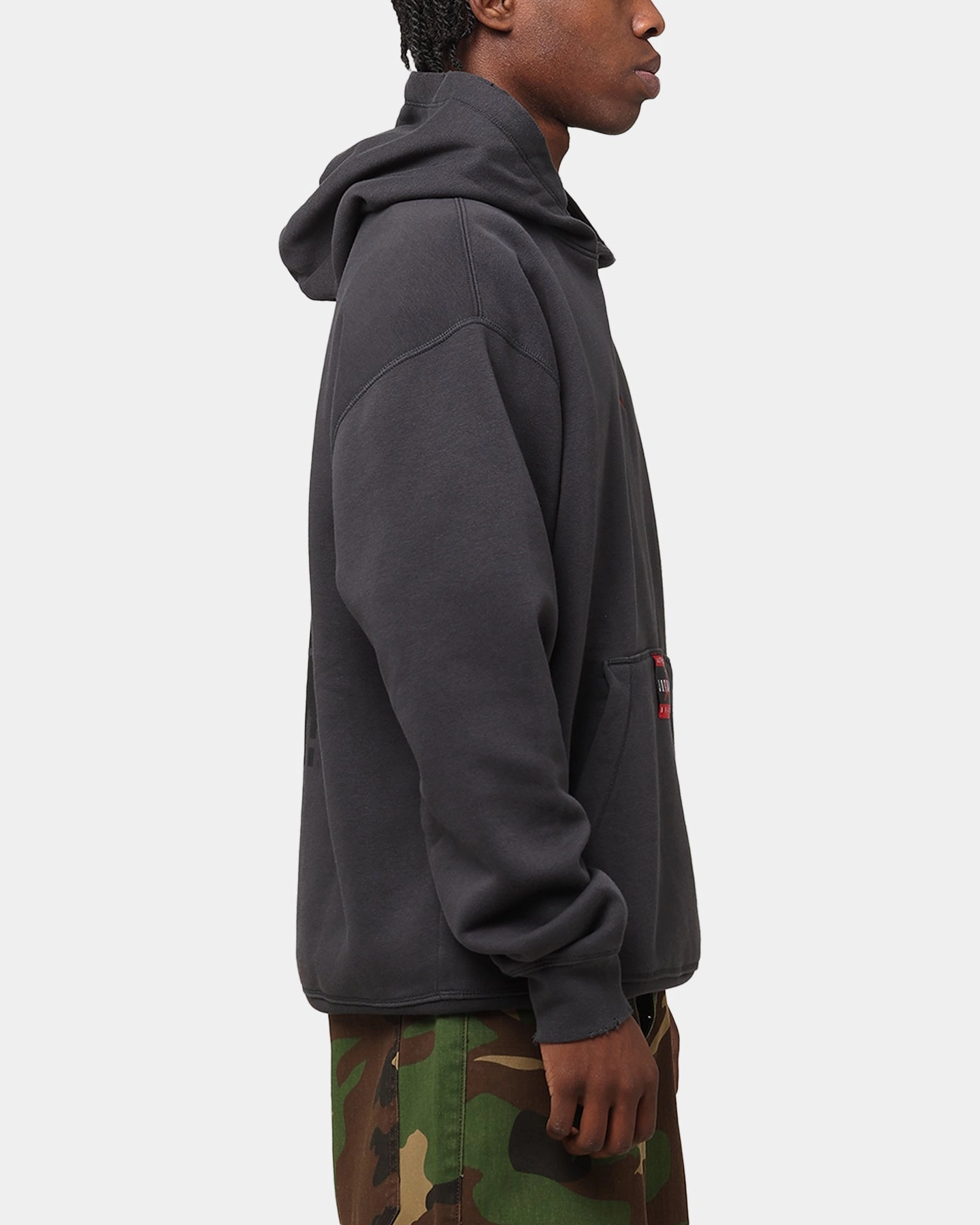 Love Non Restrictive Silhouette Jordan Brooklyn Fleece Pullover J Day Hoodie Off Noir/Gym Red