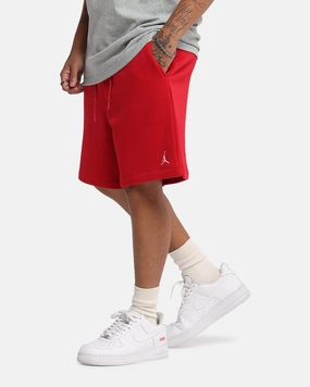 Jordan Brooklyn Fleece Shorts Gym Red/White kids wear fade resistant color