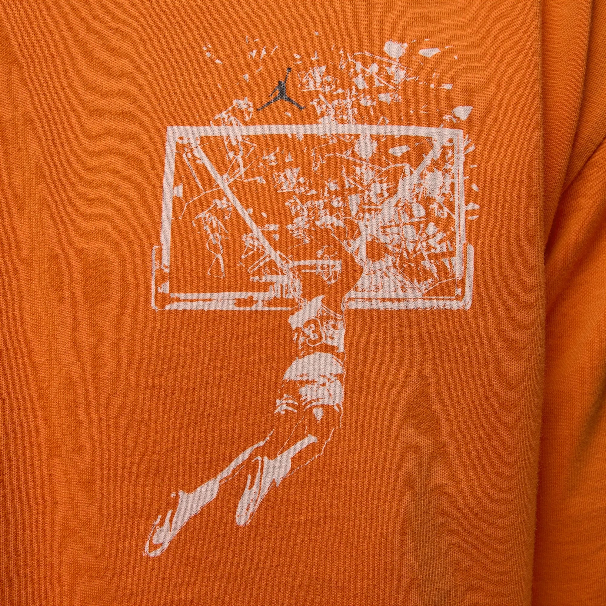 V neck elegance Light and Cozy Jordan Brooklyn Graphic T-Shirt 'Starfish'