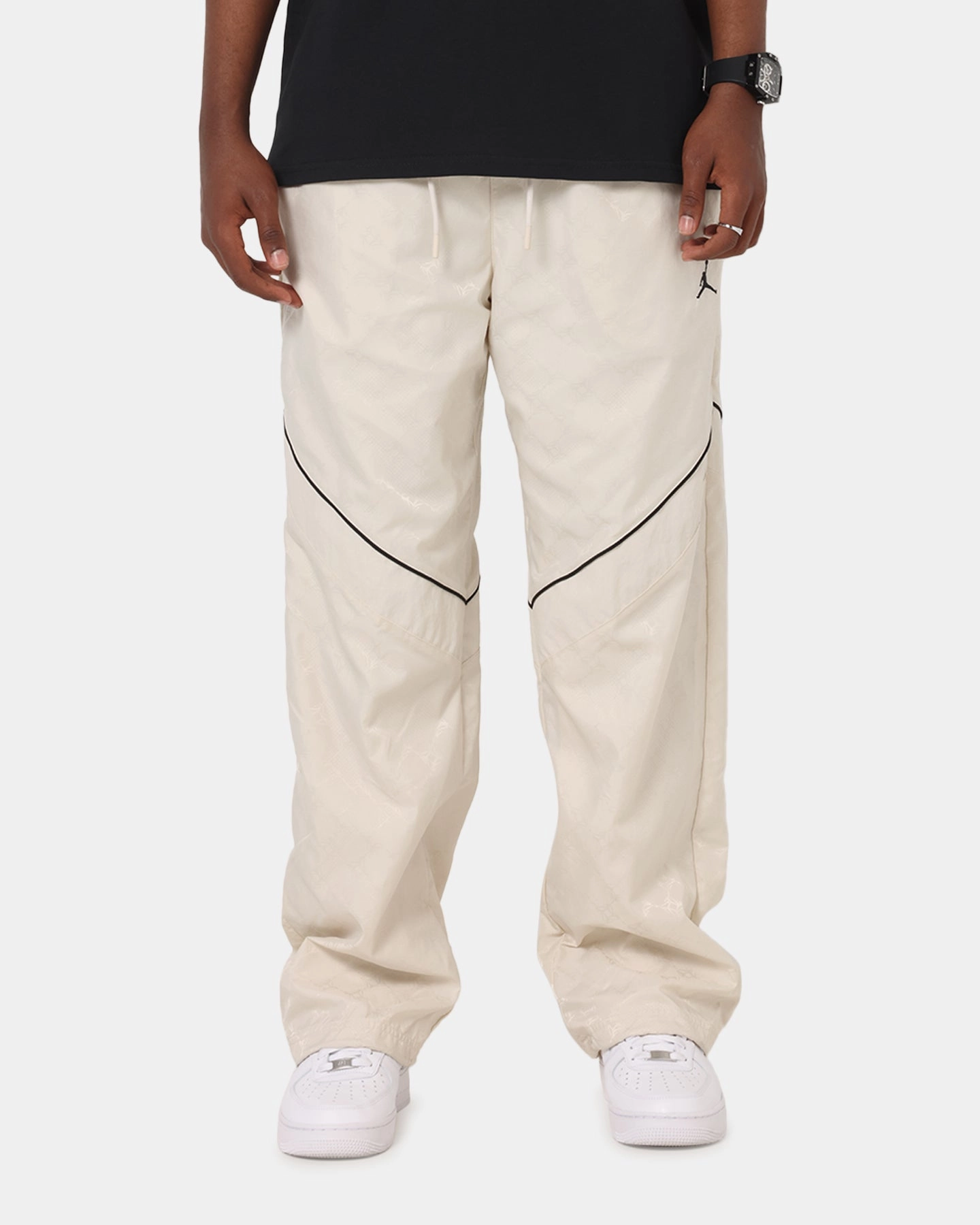 Jordan Brooklyn Printed Draft Pants Lt Orewood Brown Basic Utility
