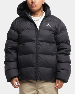 Reflective Detailing Seasonal Wear Jordan Brooklyn Puffer Jacket Black
