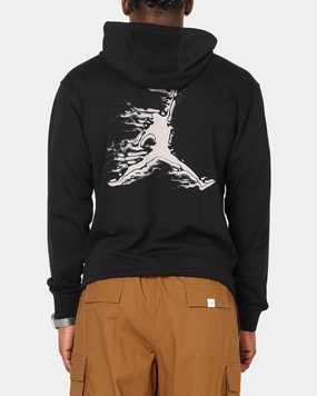 Jordan Dri-FIT Graphic Pullover Hoodie Black/White Forest use