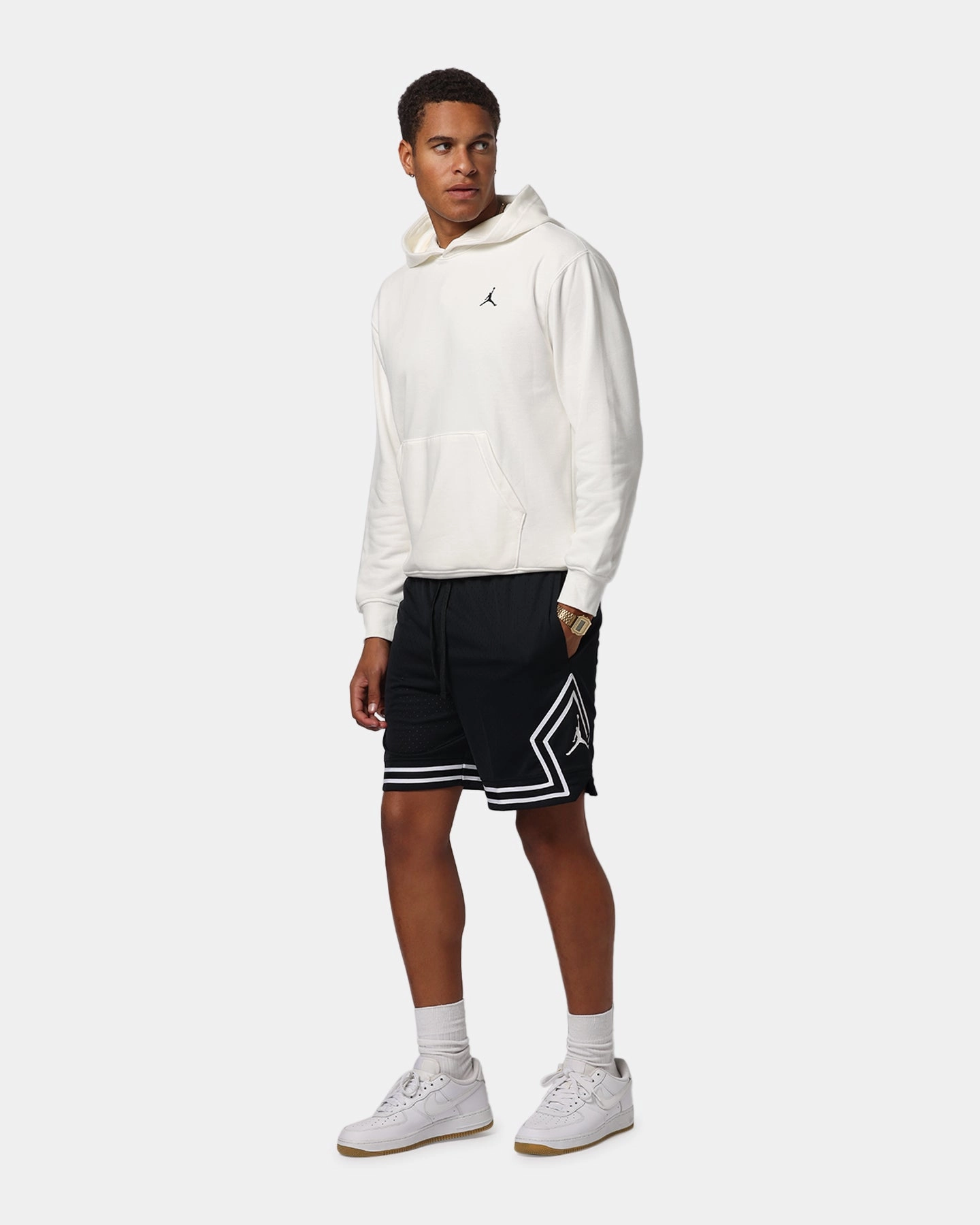 Father's Day gift Jordan Dri-FIT Sport Diamond Shorts Black/White/White
