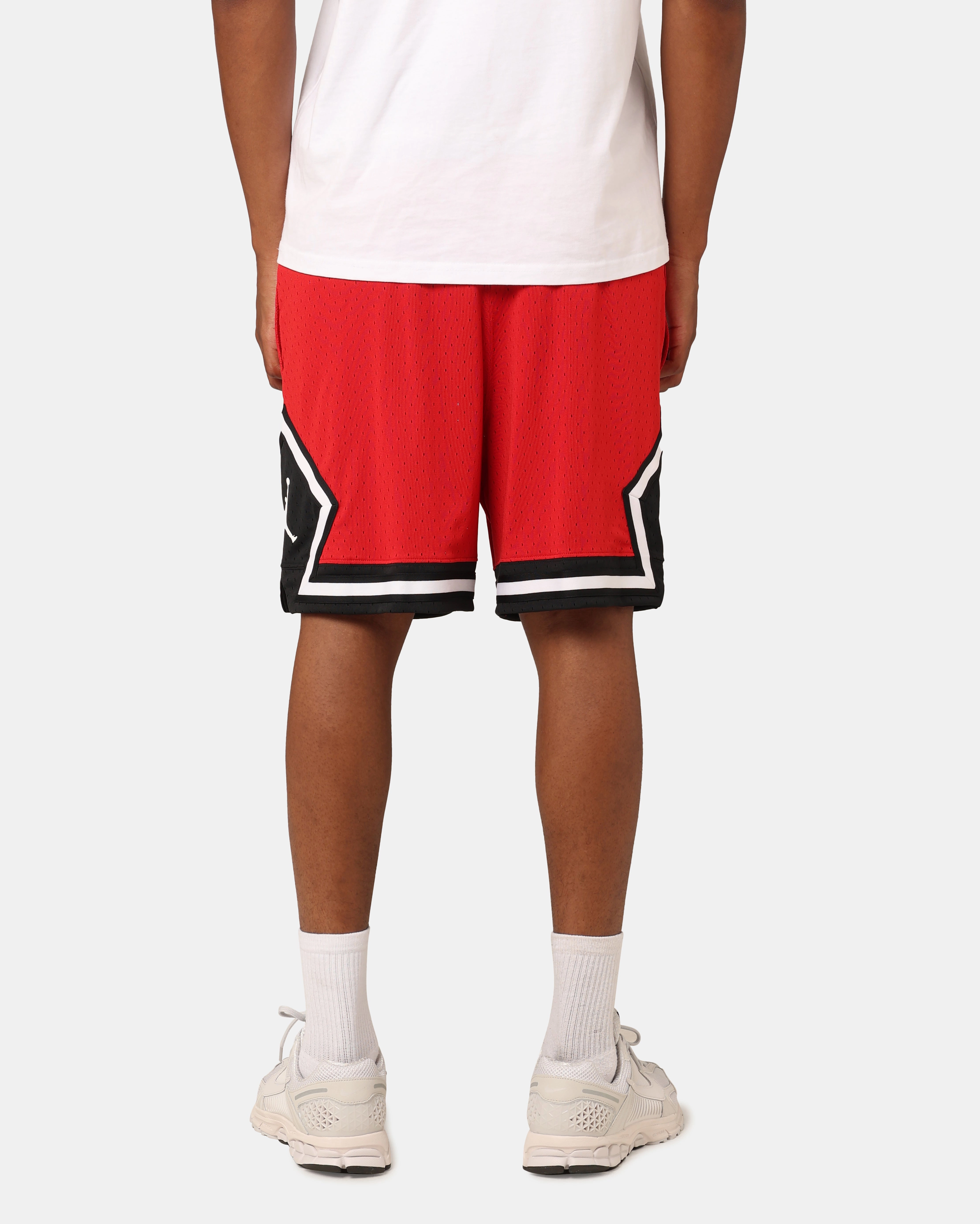 Non Binding Leg Openings Reflective Trim Detail Jordan Dri-FIT Sport Diamond Shorts Gym Red/Black