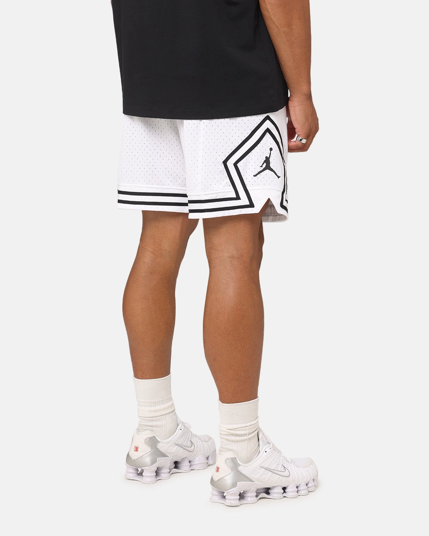 Heels Jordan Dri-FIT Sport Diamond Shorts White/Black/Black