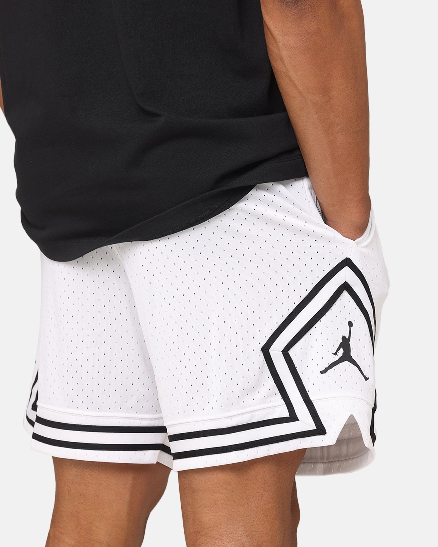 Gym apparel Jordan Dri-FIT Sport Diamond Shorts White/Black/Black