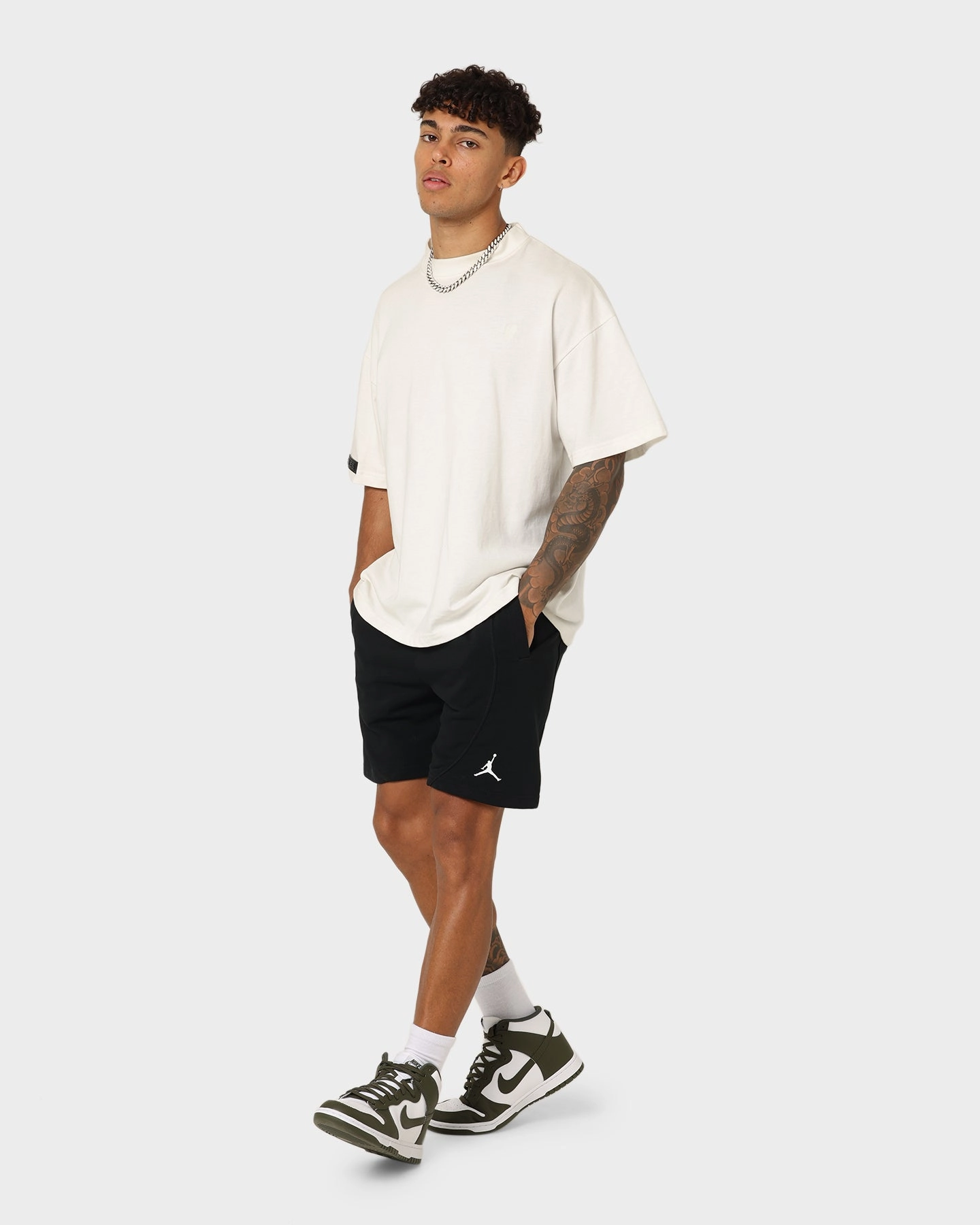 Jordan Dri-FIT Sport Shorts Black/Black/White Board shorts