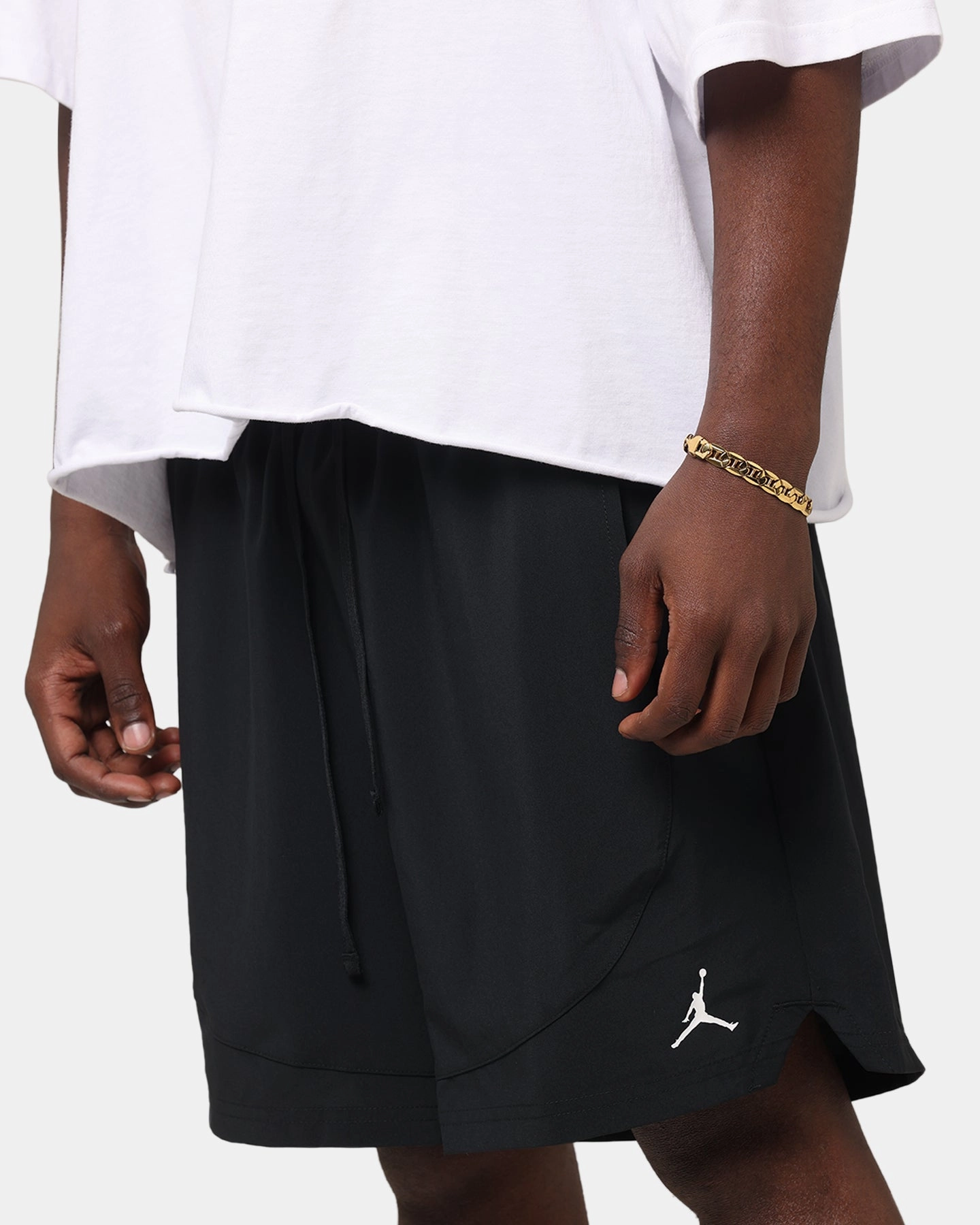 Jordan Dri-FIT Woven Shorts Black/White Comfort Fit