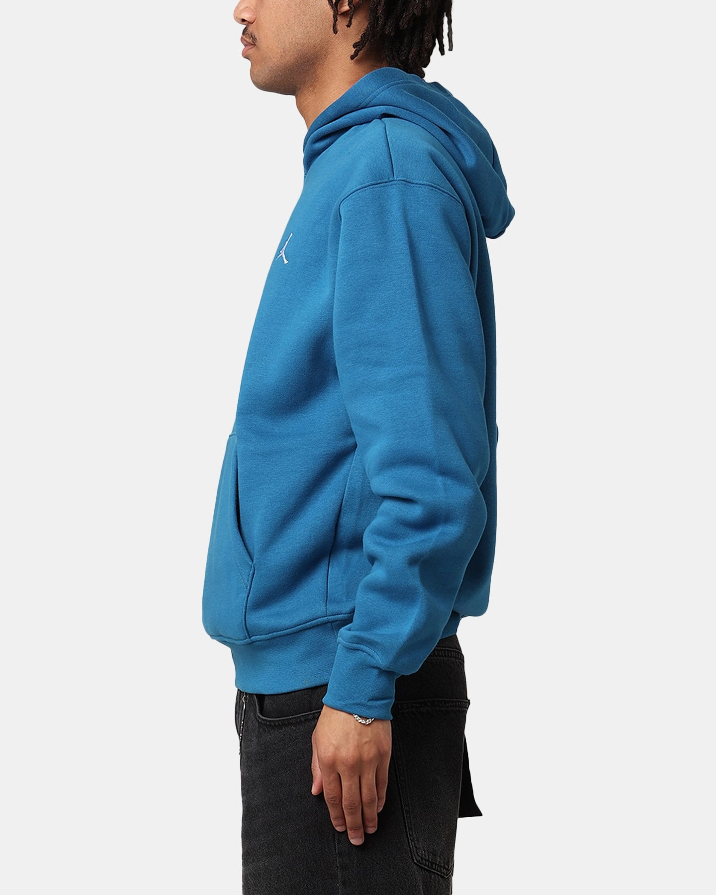 humid Jordan Essential Brooklyn Fleece Pullover Hoodie Industrial Blue