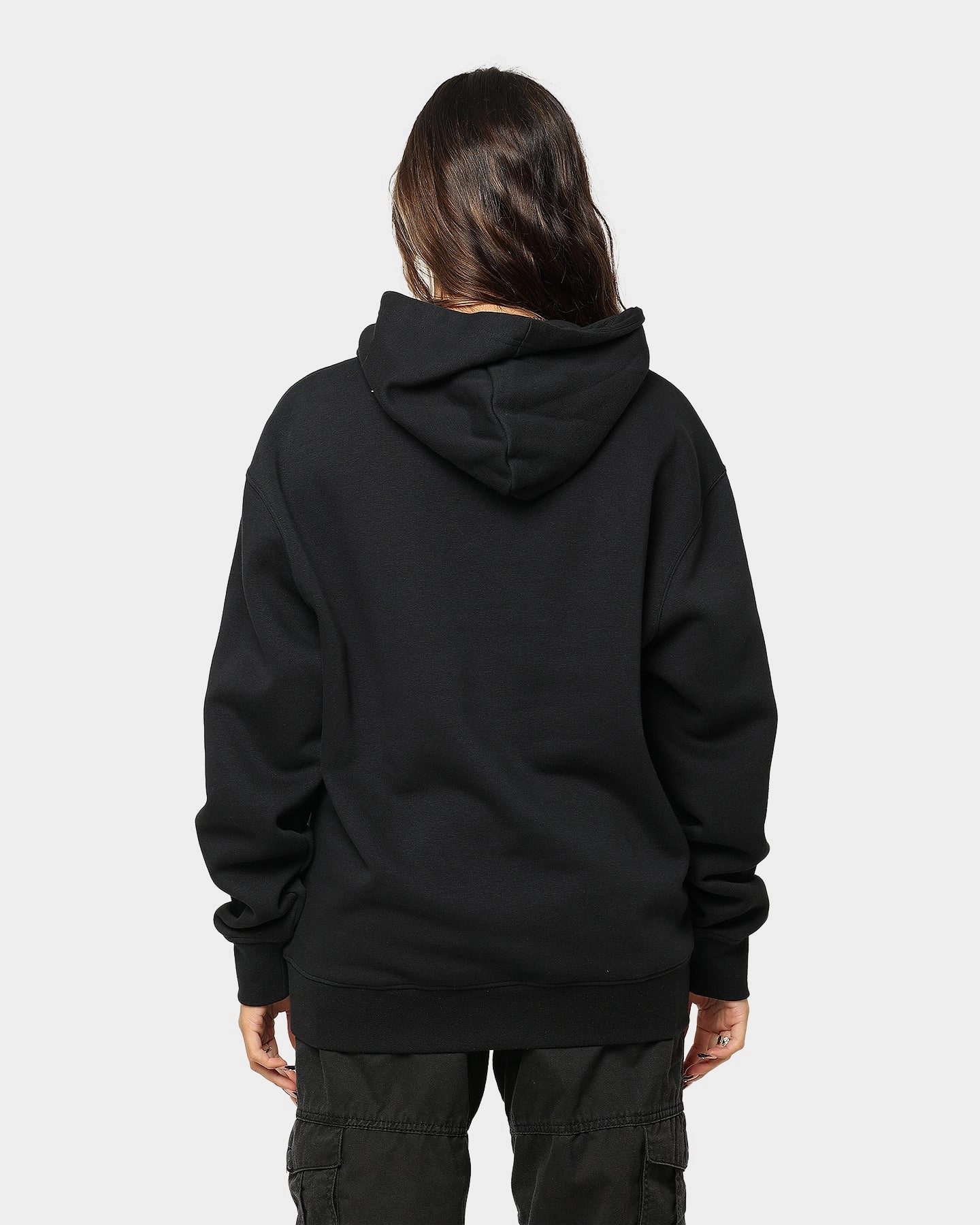 Jordan Essential Fleece Pull Over Hoodie Black/White suitable for talent shows Zipper Closure