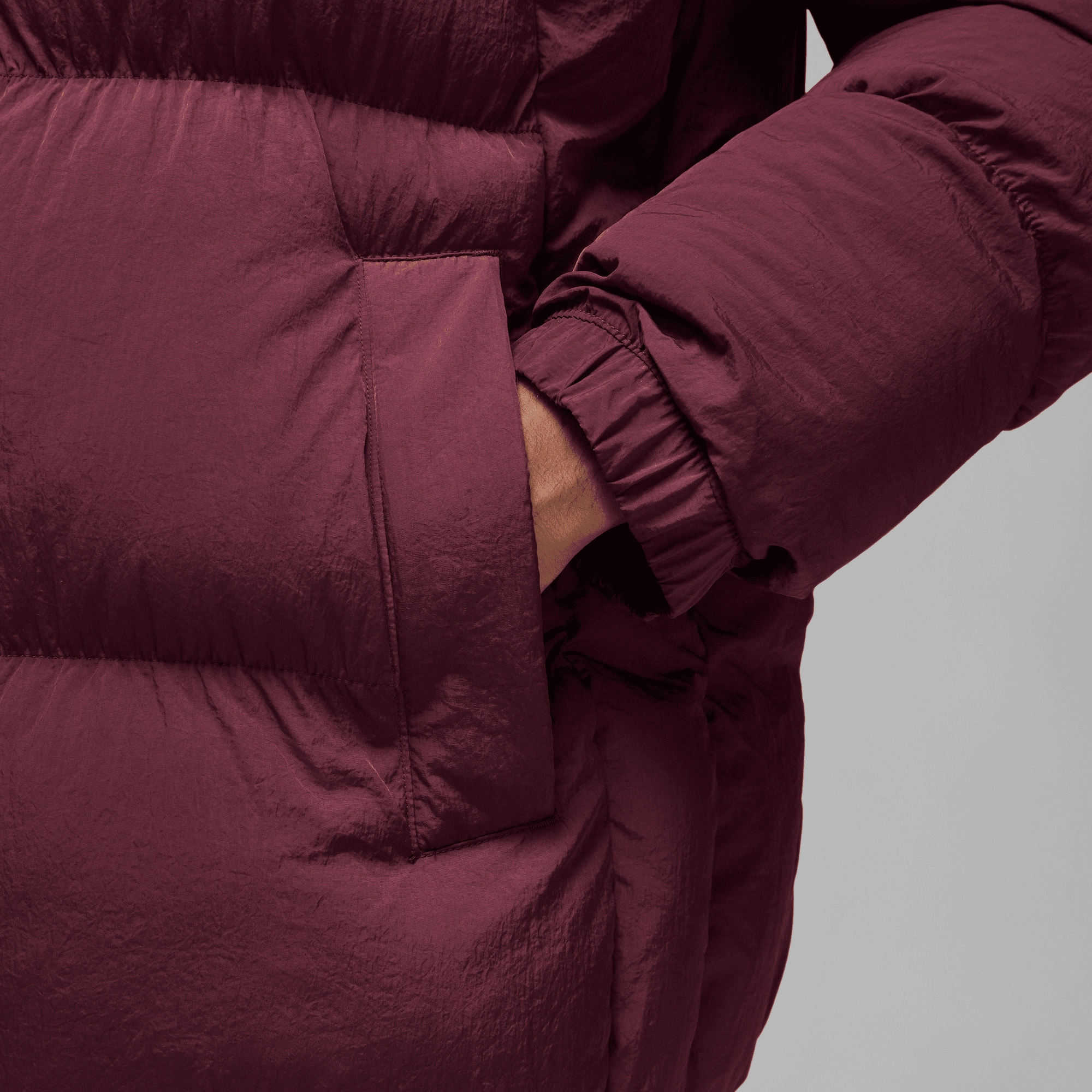 Wrinkle Free Exterior Flame retardant Jordan Essential Puffer Jacket 'Cherrywood'