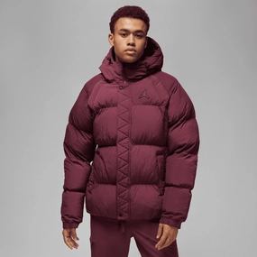 Jordan Essential Puffer Jacket 'Cherrywood' Comfy Fit Eco Friendly Construction