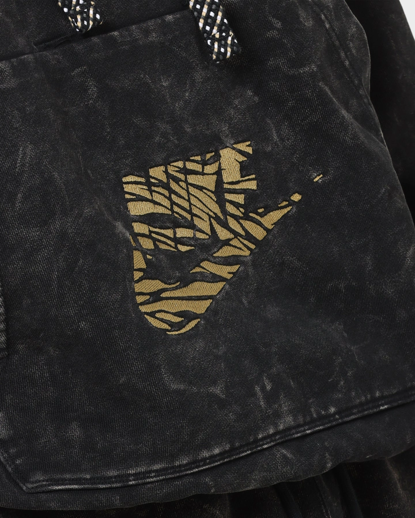 High Durability Blend Jordan Essential Statement Washed Fleece Shorts Black/Sail