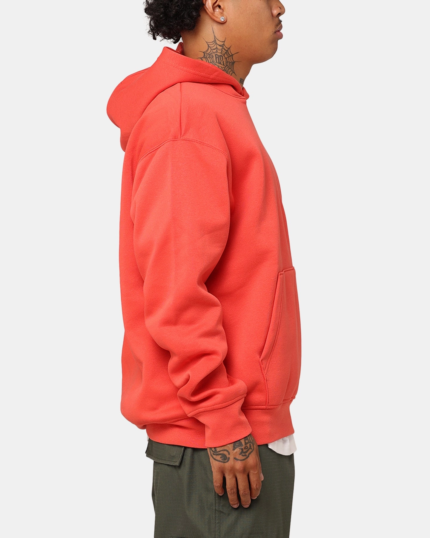 Non Restrictive Fit winter season Jordan Essentials Brooklyn Fleece Printed Pullover Hoodie Lobster/White